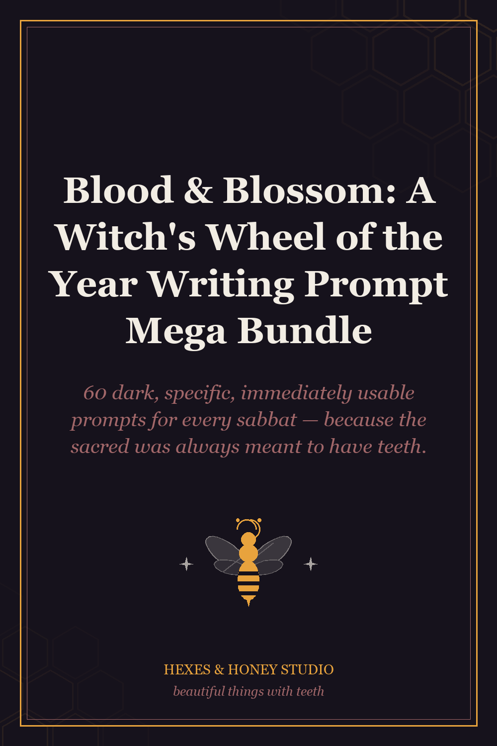 Blood & Blossom: A Witch's Wheel of the Year Writing Prompt Mega Bundle cover